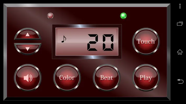 Digital metronome android App screenshot 0