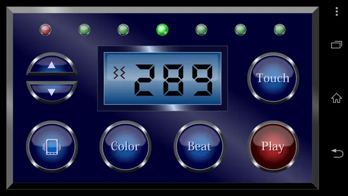 Digital metronome android App screenshot 2